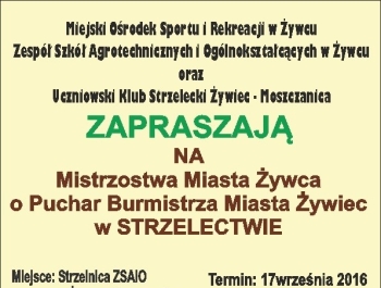 MISTRZOSTWA MIASTA ŻYWCA W STRZELECTWIE - zdjęcie1