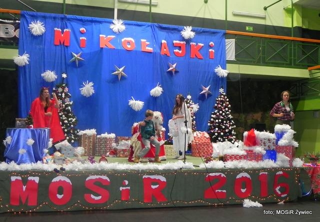 SPOTKANIE ZE ŚWIĘTYM MIKOŁAJEM - MOSiR Żywiec 2016 r.