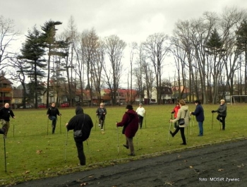 SENIOR/KA spaceruje w stylu NORDIC WALKING. - zdjęcie2