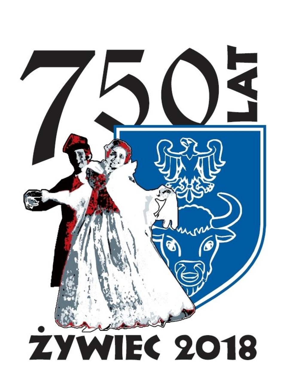 LOGOTYP 750-LECIA MIASTA ŻYWCA