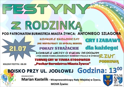 Festyny z rodzinką - KOLEJNY FESTYN JUŻ 21.07 !
