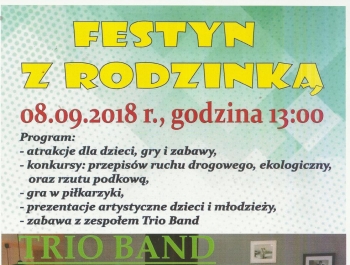 FESTYNY z RODZINKĄ - "witaj szkoło" ! - 08.09.2018 r. - zdjęcie1