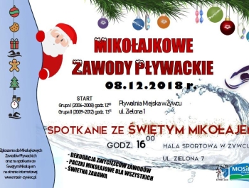 Mikołajkowe Zawody Pływackie 8.12.2018 r. - zdjęcie1