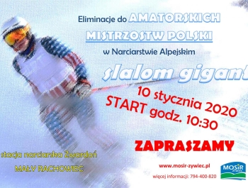 ELIMINACJE DO MPA W NARCIARSTWIE ALPEJSKIM- SLALOM GIGANT 10.01.2020 r. - zdjęcie1
