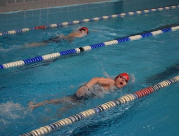 ZAWODY PŁYWACKIE: Ferie z MOSiR-em 2019 WYNIKI+ZDJĘCIA - zdjęcie36