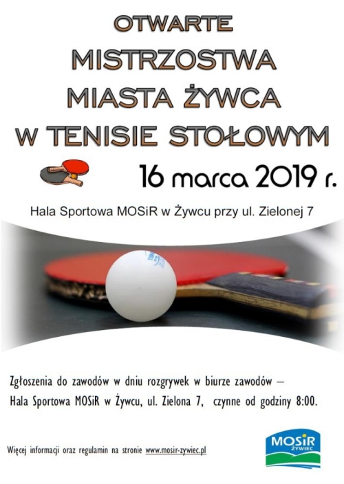Otwarte Mistrzostwa Miasta  Żywca w Tenisie Stołowym