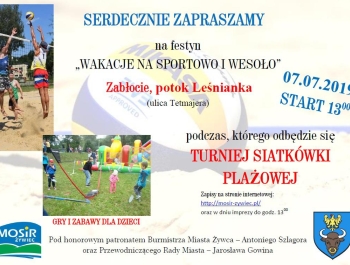 TURNIEJ SIATKÓWKI PLAŻOWEJ ORAZ FESTYN - zdjęcie2
