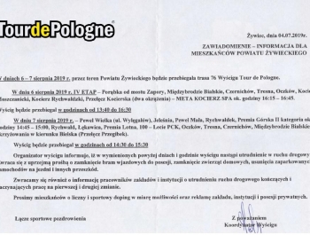 76.TOUR DE POLOGNE na Żywiecczyźnie !! - zdjęcie1