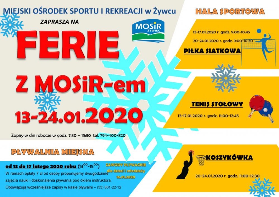 FERIE Z MOSiR-em 2020