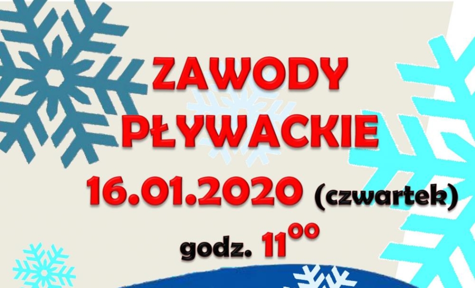 FERIE Z MOSiR-em ZAWODY PŁYWACKIE ZAPISY!