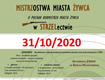 MISTRZOSTWA MIASTA ŻYWCA W STRZELECTWIE 2020 - zdjęcie 1